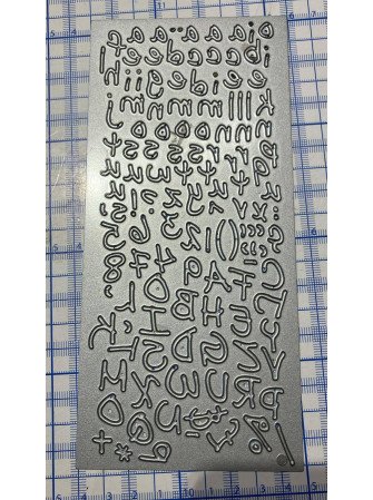 Matrice de découpe alphabet...