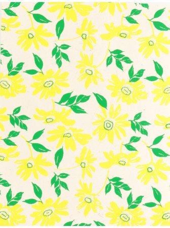 Papier Lokta Imprimés - Fleuri - La Collection Népalaise - Artemio