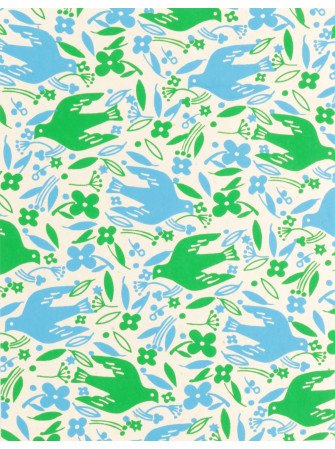 Papier Lokta Imprimés - Fleuri - La Collection Népalaise - Artemio