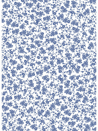 Papier Lokta Imprimés - Fleuri Bleu - La Collection Népalaise - Artemio