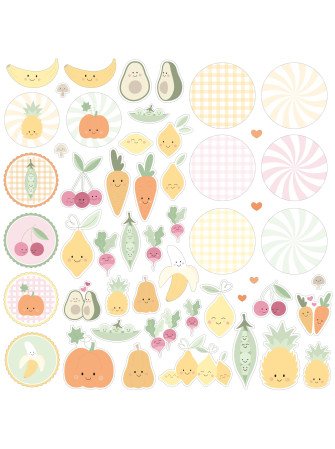 Collection "Vitamines" - Formes Papiers Die Cuts - Artemio
