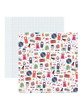 Pack papiers - Collection "Retro 90" - Mes P'tits Ciseaux