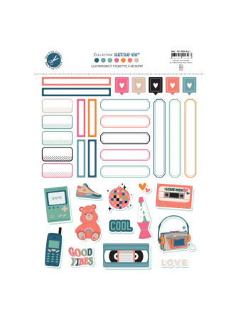 Pack papiers - Collection "Retro 90" - Mes P'tits Ciseaux