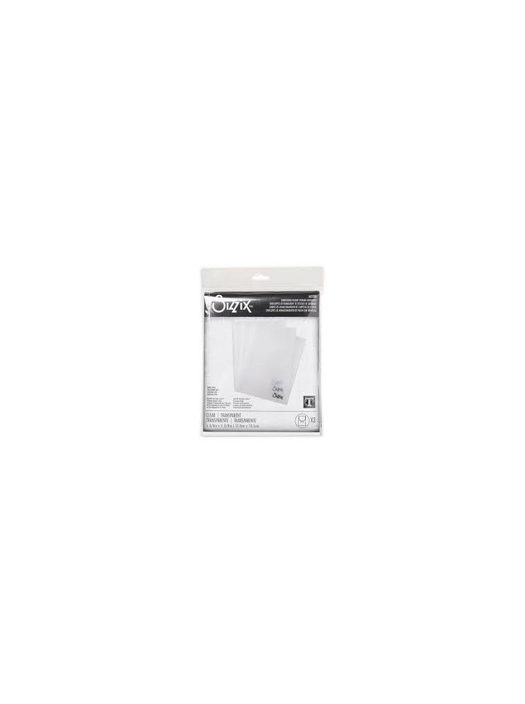 Lot de 3 Enveloppes de rangement pour plaque d'embossage - Sizzix