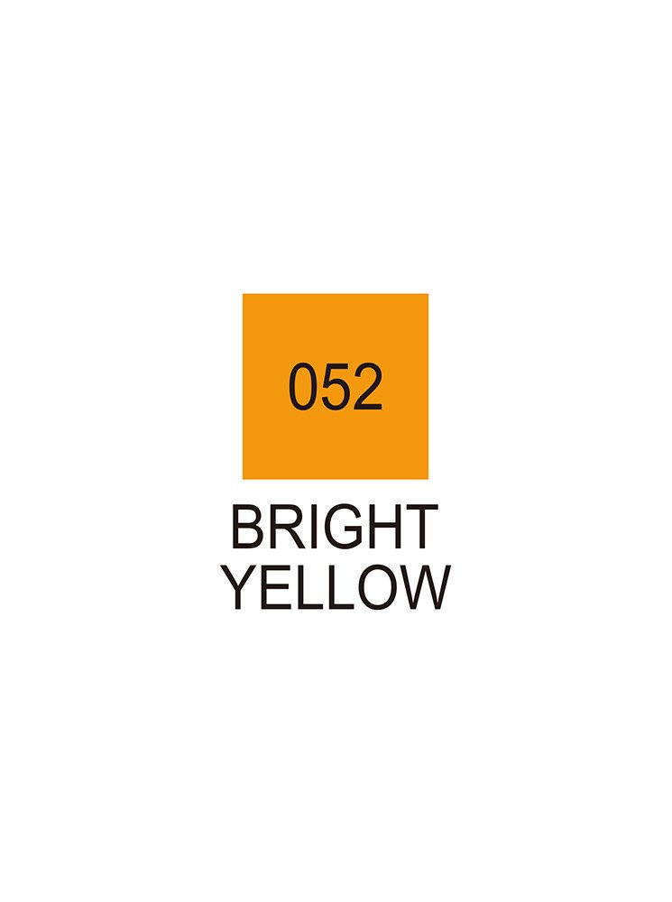 Bright Yellow - 052 - Clean Color Real Brush - Kuretake