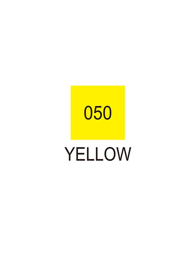 Yellow - 050 - Clean Color Real Brush - Kuretake