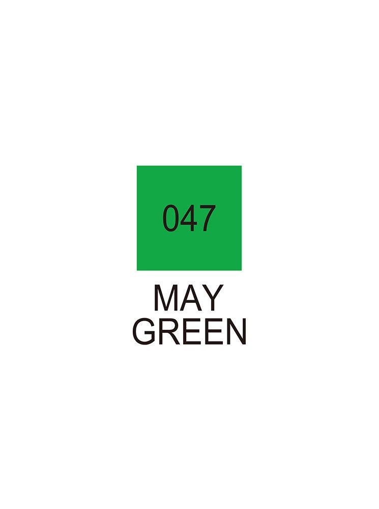 May Green - 047 - Clean Color Real Brush - Kuretake