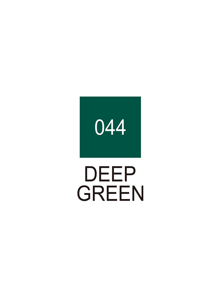 Deep Green - 044 - Clean Color Real Brush - Kuretake