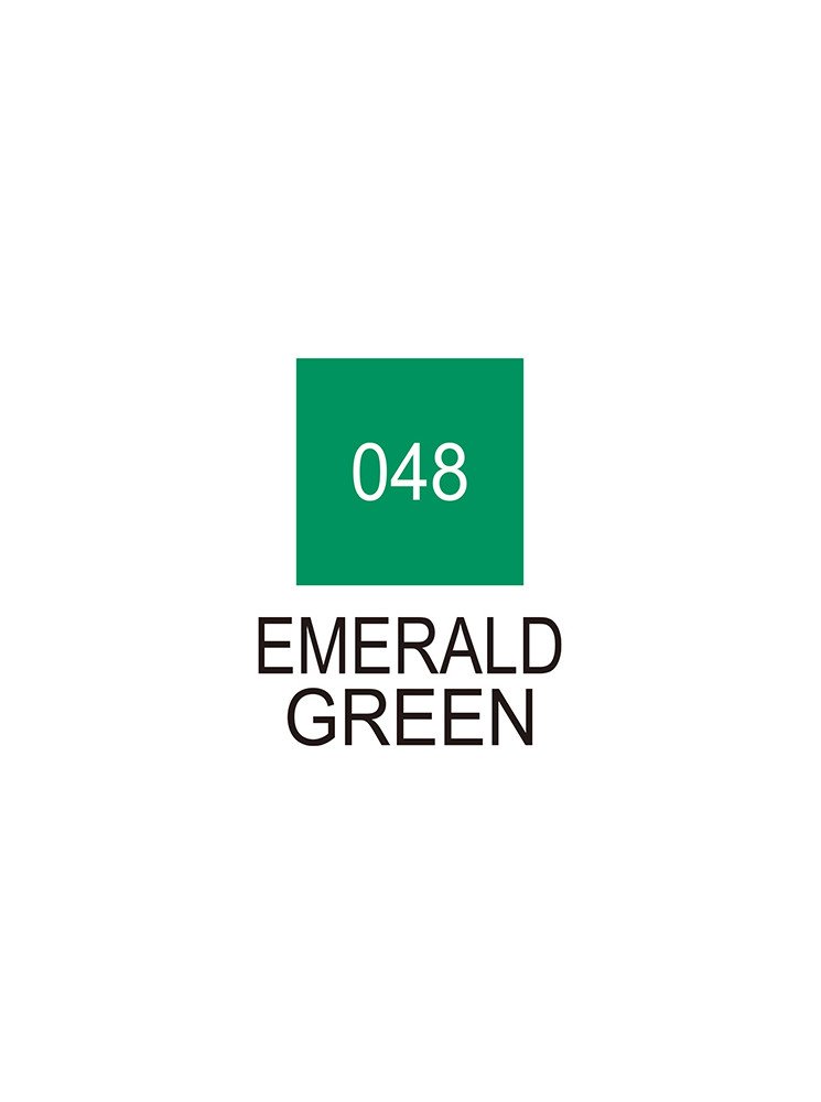 Emerald Green - 048 - Clean Color Real Brush - Kuretake