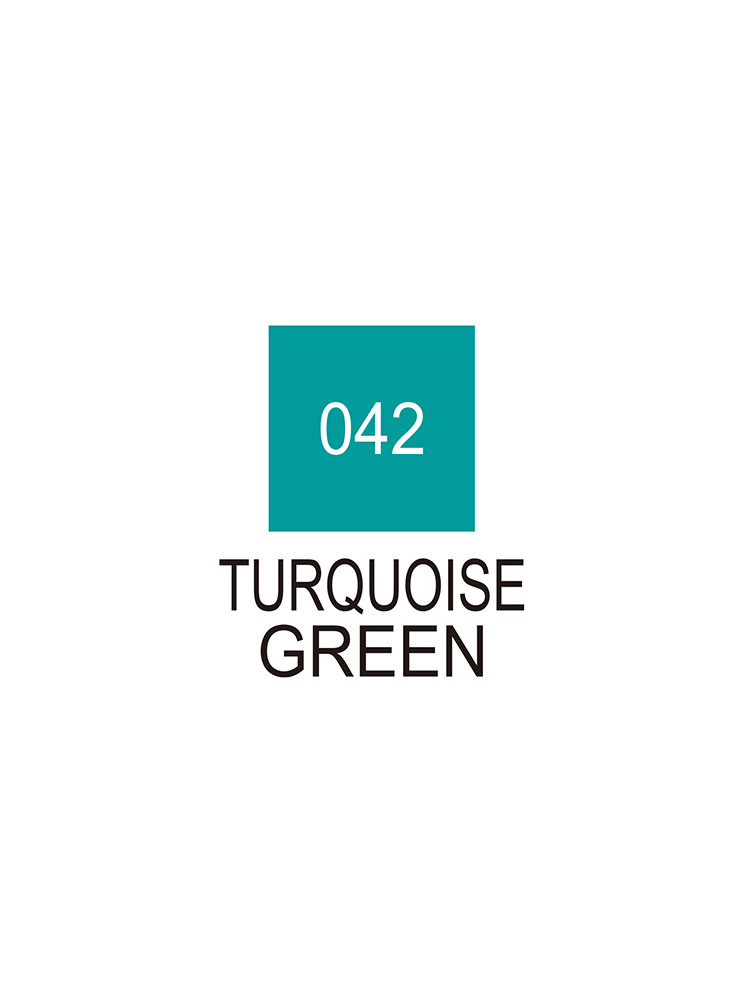 Turquoise Green - 042 - Clean Color Real Brush - Kuretake