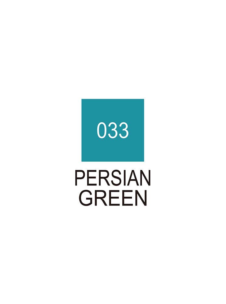 Persian Green - 033 - Clean Color Real Brush - Kuretake