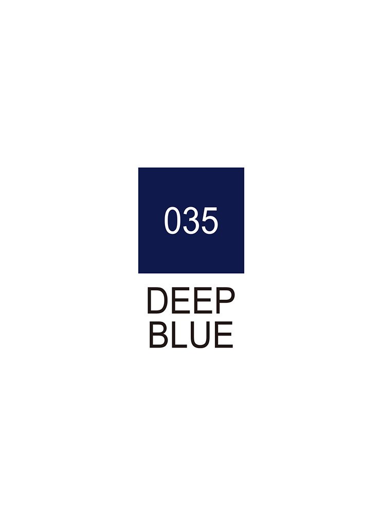 Deep Blue - 035 - Clean Color Real Brush - Kuretake