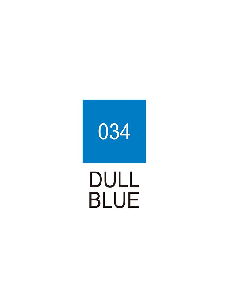 Dull Blue - 034 - Clean Color Real Brush - Kuretake