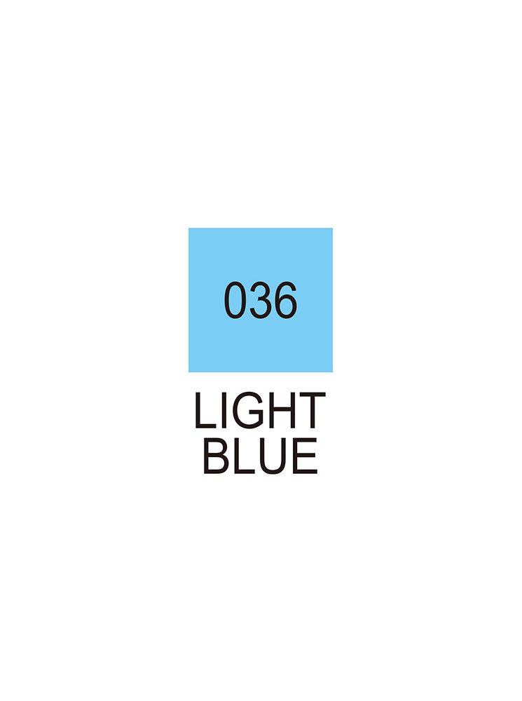Light Blue - 036 - Clean Color Real Brush - Kuretake