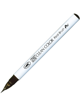 Deep Brown - 068 - Clean Color Real Brush - Kuretake