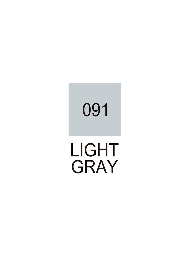 Light Cool Gray - 091 - Clean Color Real Brush - Kuretake