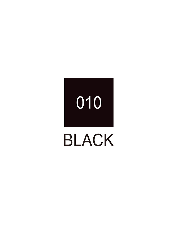 Black - 010 - Clean Color Real Brush - Kuretake