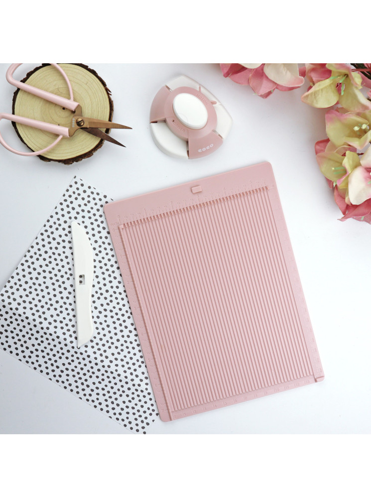 Plaque de rainurage + enveloppe 14 x 17 cm - Scoring board - Rita Rita