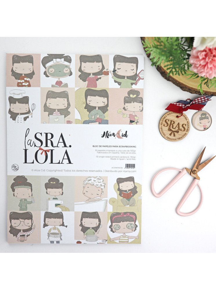 Pack papiers - Collection "la SRA LOLA" - Alua Cid - Rita Rita
