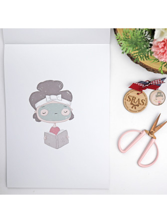 Pack papiers A4  - Collection "la SRA LOLA" - Alua Cid - Rita Rita