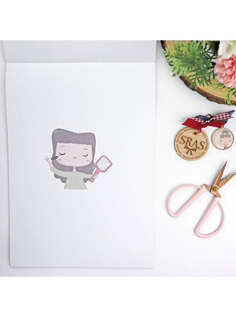 Pack papiers A4  - Collection "la SRA LOLA" - Alua Cid - Rita Rita