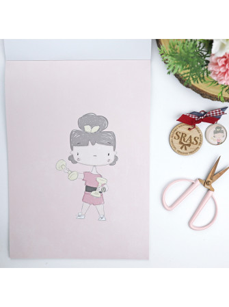 Pack papiers A4  - Collection "la SRA LOLA" - Alua Cid - Rita Rita