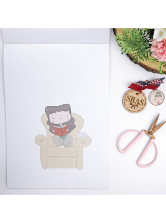 Pack papiers A4  - Collection "la SRA LOLA" - Alua Cid - Rita Rita