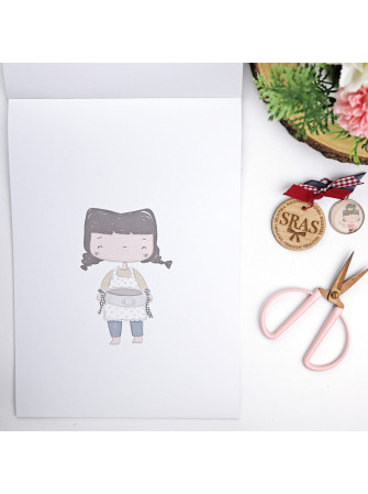 Pack papiers A4  - Collection "la SRA LOLA" - Alua Cid - Rita Rita