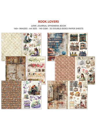 Junk Journal & Ephemera Book - Book Lovers - Ciao Bella