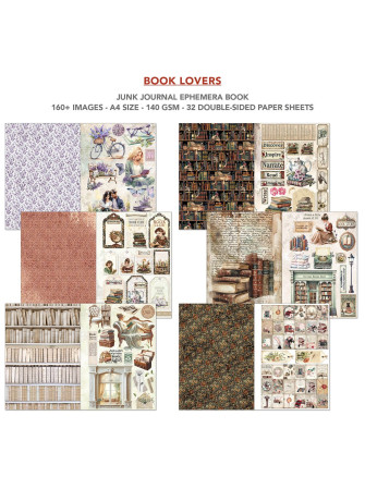 Junk Journal & Ephemera Book - Book Lovers - Ciao Bella