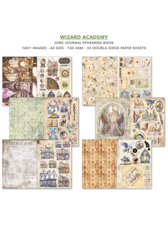 Junk Journal & Ephemera Book - Wizard Academy - Ciao Bella