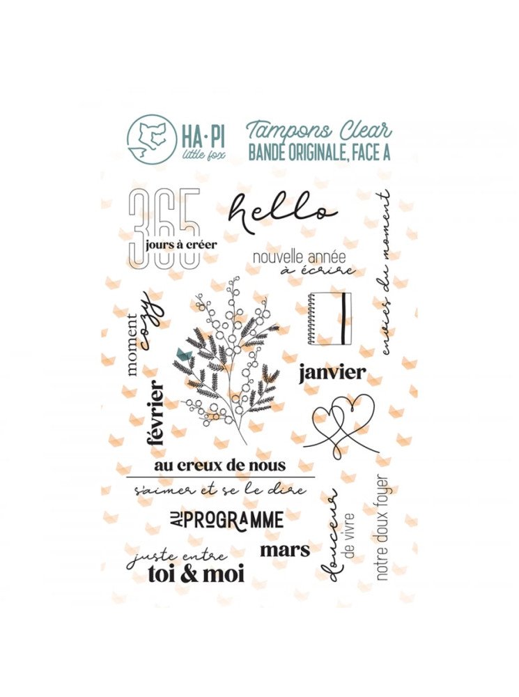 365 Jours - Collection "Bande Originale, Face a " - Tampon clear - HA PI Little fox