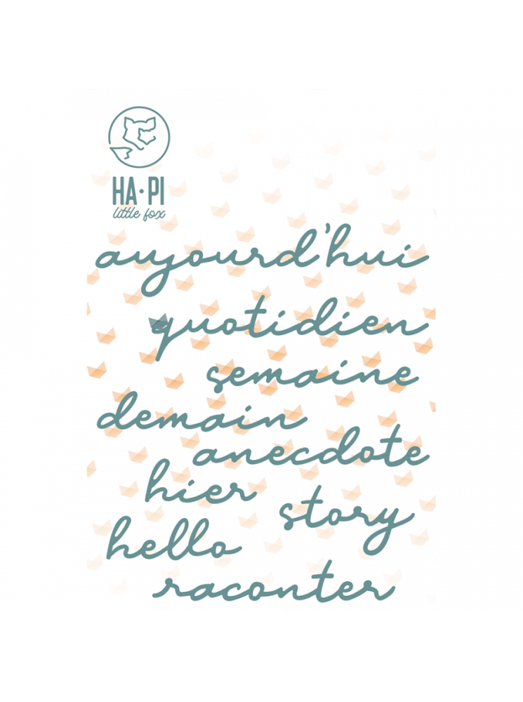 Mots du quotidien - Collection "Bande Originale, Face a"  - dies -  HA PI Little Fox