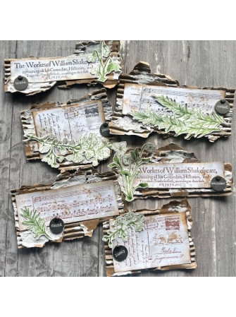 Tampon cling - Alison Bomber 32 - Collection Eclectica - PaperArtsy