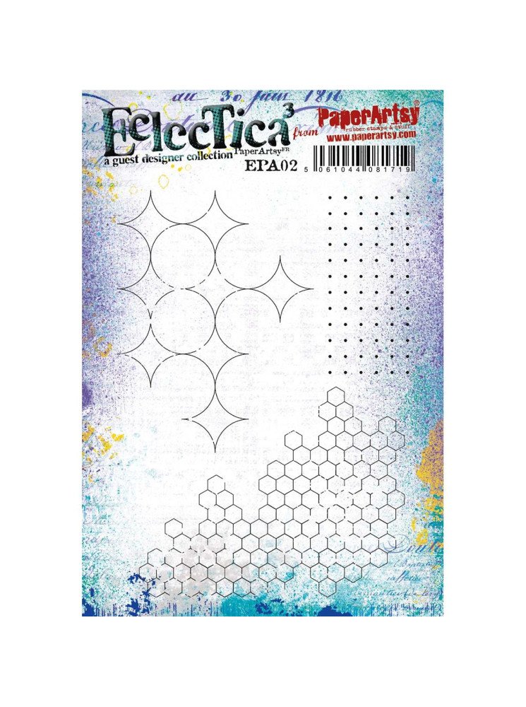 Tampon cling - 02 - Collection Eclectica - PaperArtsy