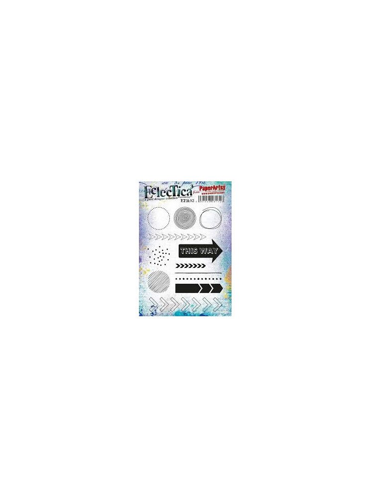 Tampon cling - 03 - Collection Eclectica - PaperArtsy