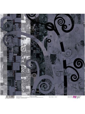 Pack papiers 20 x 20 cm - Collection "Abstract Art" - Papers For You