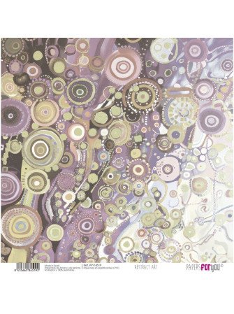 Pack papiers 20 x 20 cm - Collection "Abstract Art" - Papers For You