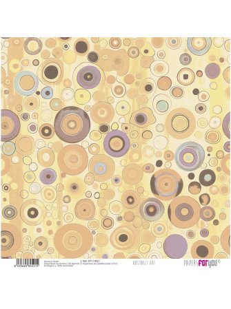 Pack papiers 20 x 20 cm - Collection "Abstract Art" - Papers For You