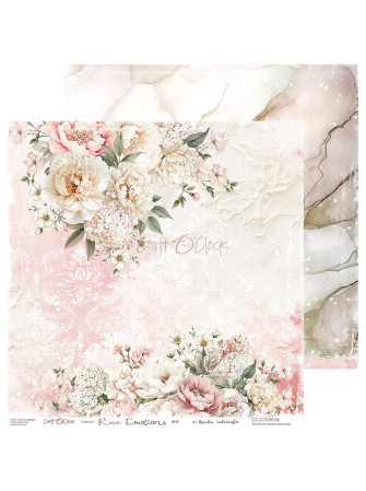 Pack papiers - Collection "Rose Emotions" - Craft O'Clock