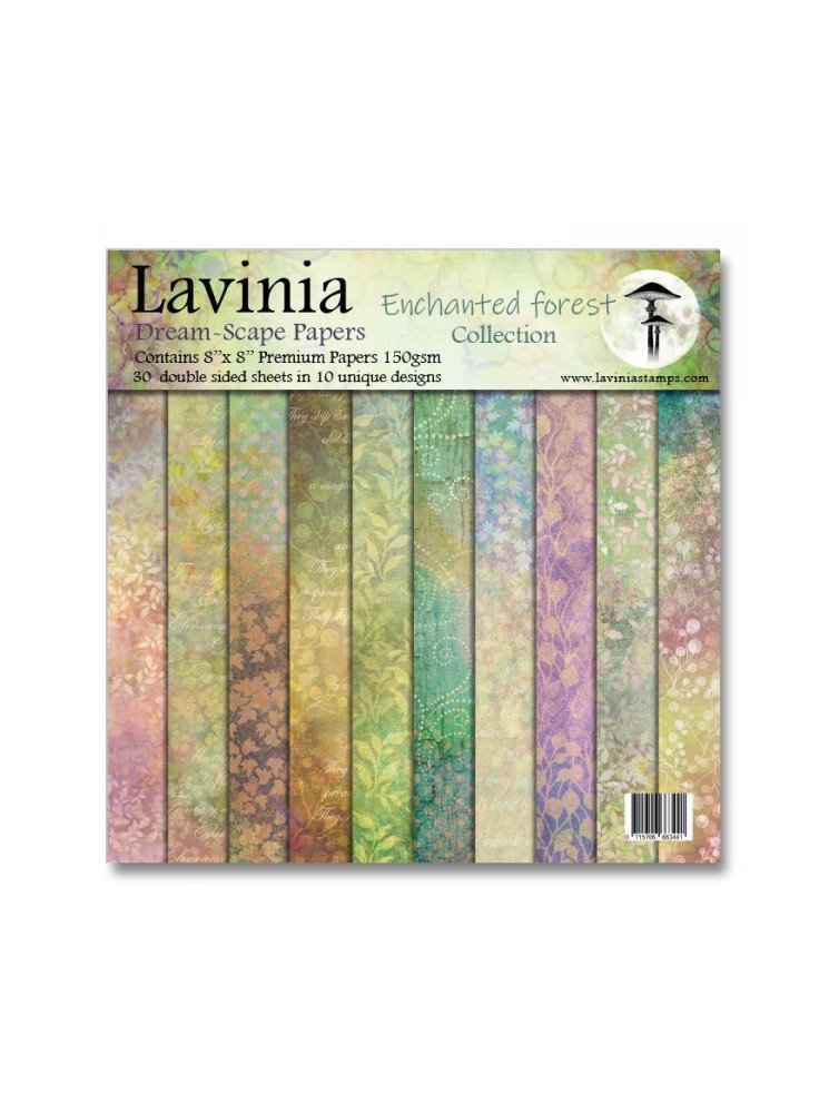 Pack de papiers imprimés - Collection "Enchanted Forest" - Lavinia