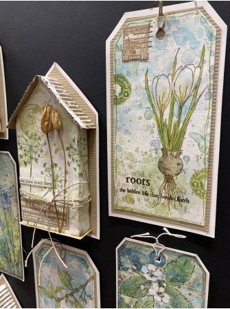 Tampon cling - Crocus - Alison Bomber 45 - Collection Eclectica - PaperArtsy