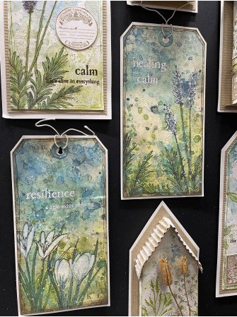 Tampon cling - Lavender Edition - Alison Bomber 47 - Collection Eclectica - PaperArtsy