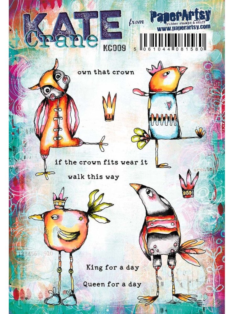 Tampon cling - 9 - Collection "Kate Crane" - PaperArtsy