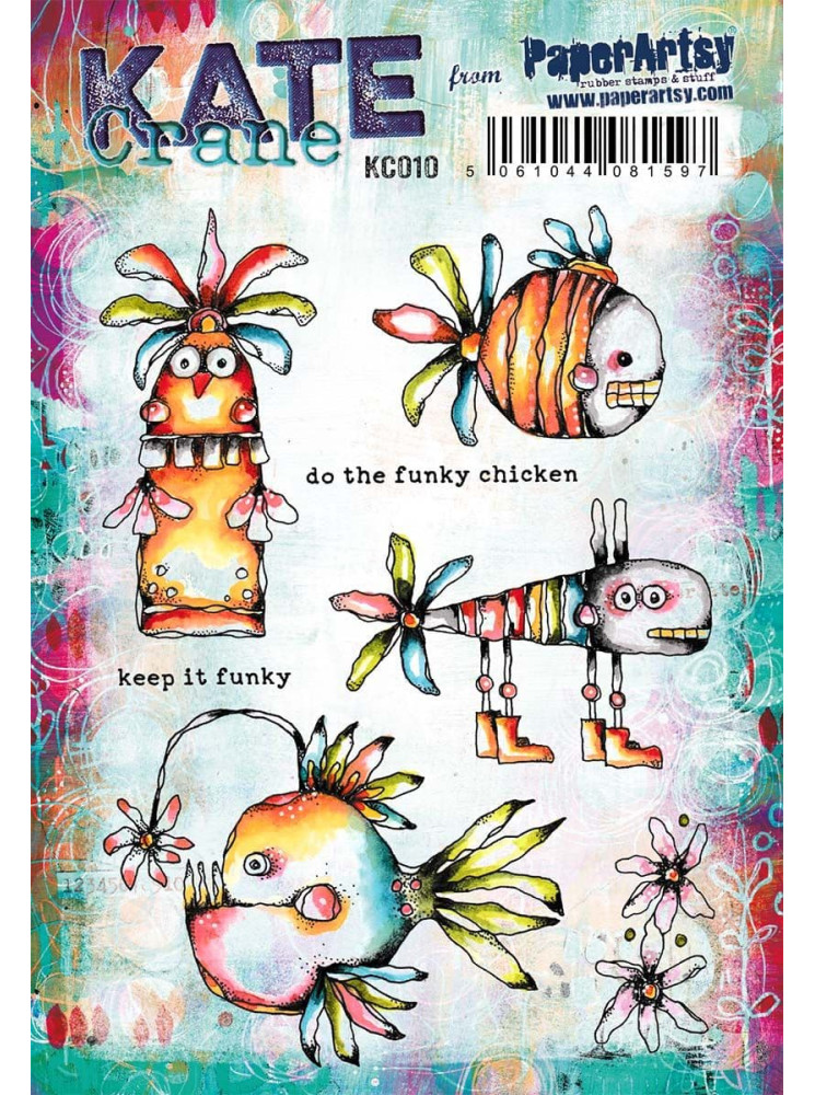 Tampon cling - 10 - Collection "Kate Crane" - PaperArtsy