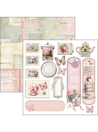 Pack papiers 15 x 15 cm - Collection "Timeless Moments" - Ciao Bella