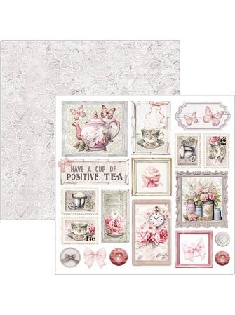 Pack papiers 15 x 15 cm - Collection "Timeless Moments" - Ciao Bella