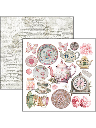 Pack papiers 15 x 15 cm - Collection "Timeless Moments" - Ciao Bella