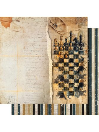 Pack papiers 15 x 15 cm - Collection "Adventure Men" -  Alchemy of Art