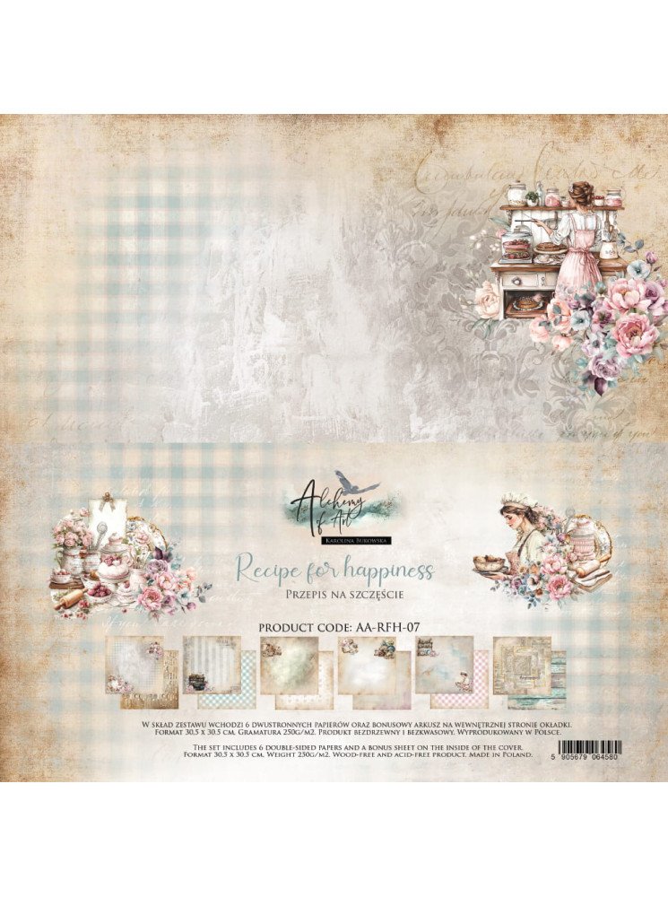 Pack papiers - Collection "Recipe for happiness" -  Alchemy of Art